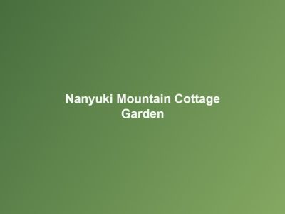 Nanyuki Mountain Cottage — Garden